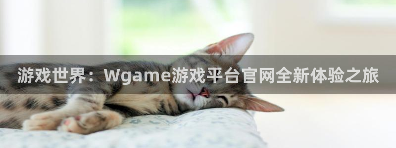 沐鸣注册登录入口：游戏世界：Wgame游戏平台官网全新体验之