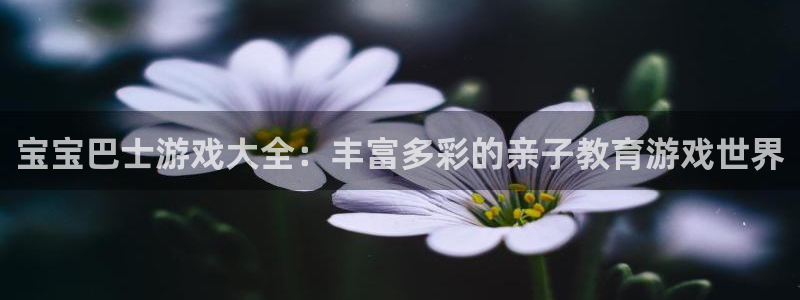 沐鸣代理注册：宝宝巴士游戏大全：丰富多彩的亲子教育游戏世界